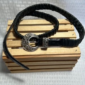 Brighton Leather Elasticized Belt